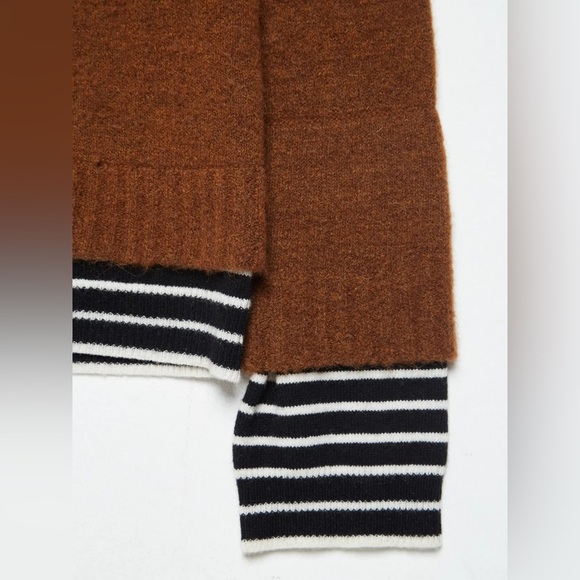 Haider Ackerman alpaca blend sweater with layered detail - Picture 7 of 11